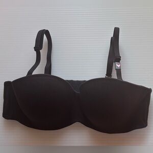 Victoria's Secret Black Strapless Convertible Bra